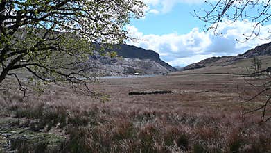 Destination scenics at Cwmorthin Slate Quarry at Blaenau Ffestiniog