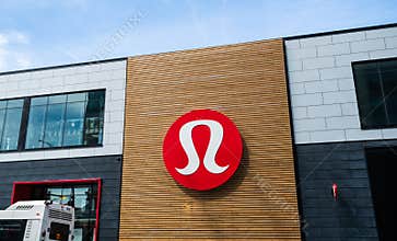 Lululemon Logo and Branding in Chicago