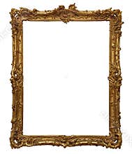 Antique wooden frame