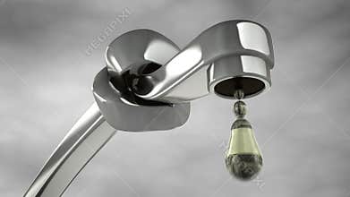 Dripping Water Tap Animation