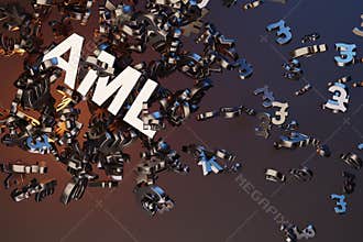 Anti Money Laundering Concept AML