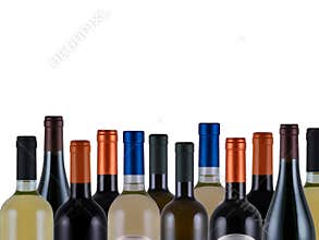 Bottles of wine