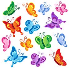 Various butterflies collection 1