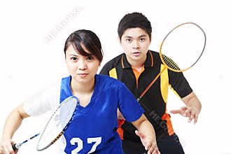 Badminton doubles