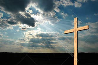 Light Shining on Cross