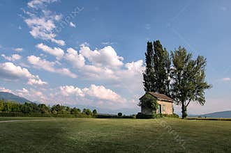 Cabin in the meadow