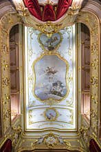 Home theater of Yusupov palace in Saint Petersburg, Russia
