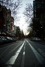 Melbourne in Lockdown July 2021 - empty city CBD streets