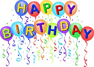 Happy Birthday Balloons/eps