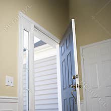Open door.