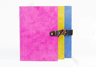 Colorful with front cover book