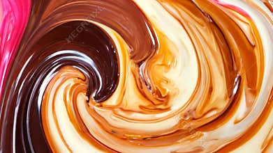 Creamy milk chocolate and white chocolate blend together in mesmerizing swirls of sweetness, creating a delectable treat