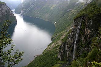 Geiranger fjord Norway
