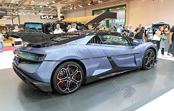 BYD Yangwang U9 supercar at Auto Athina 2024 Motor Show.