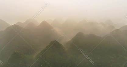 The magical scene of the mountains resemble the successive message