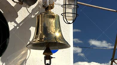 Tall ships brass bell