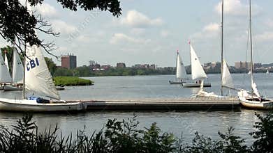 Yacht club Boston Charles river