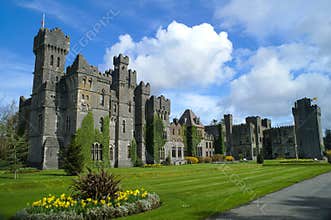 Famous Ashford Castle, County Mayo, Ireland.