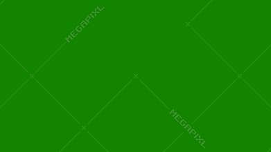 happy new year 2025 neon light effect green screen background