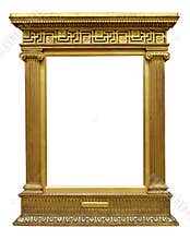 Old Gold Greek Frame