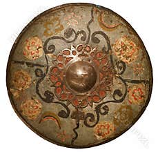 shield, antique roman, empire, defense, colors, monument, round