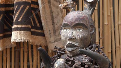Cultural artifact of Baga tribe who live on coast of Gulf of Guinea in Africa