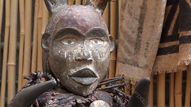 Cultural artifact of Baga tribe who live on coast of Gulf of Guinea in Africa