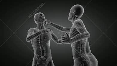 Loop Boxing men x-ray scan
