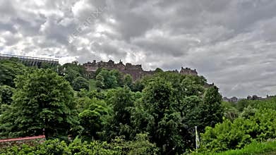 Edinburgh Castle in Scotland