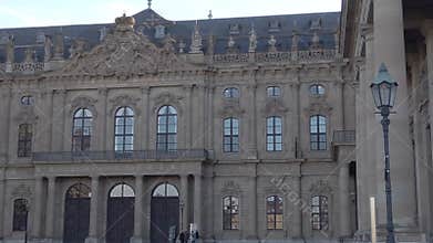 Germany Wurzburg 1st of Jan 2024 UNESCO world heritage Bishop residence