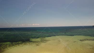 Philippine Paradise: Aerial Drone Views of Stunning Sunsets, Sunrises, and Tropical Beaches with Palm Trees