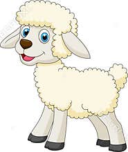 Cute sheep cartoon