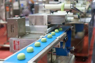 Automated Dough Portioning Conveyor System