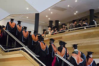 Graduating postgraduate students