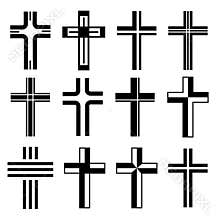 Christian crosses