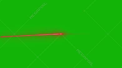 Laser blaster shooting top Resolution green screen video 4k