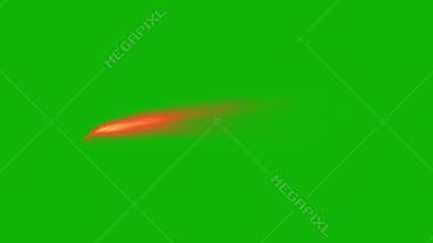 Laser blaster shooting top Resolution green screen video 4k