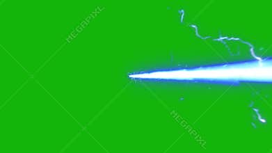 Laser blaster shooting top Resolution green screen video 4k