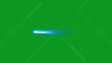 Laser blaster shooting top Resolution green screen video 4k