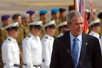 U.S. President George W. Bush visit to Israel