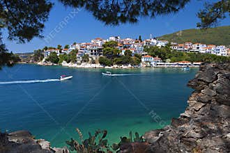Skiathos island in Greece