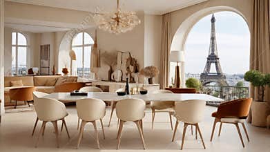Parisian style apartment, european vibe.