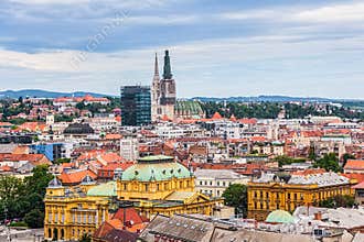 Panorama of Zagreb