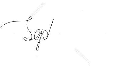 September text continuous line video.