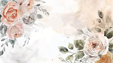 Romantic wedding ceremony program template