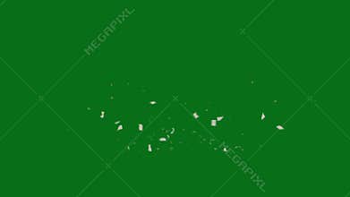 Paper swirling top Resolution green screen footage 4k