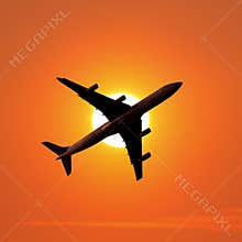 Air travel airplane