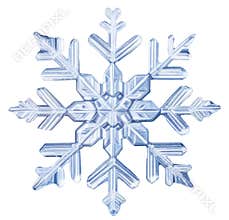 Crystal snowflake cut out. Snowflake PNG. Snowflake macro Element for holiday, Christmas, winter banner or design