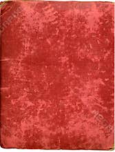 Antique plush album cover