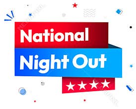 National Night Out Background Celebrating Community Unity and Safety Across the Nation with Vibrant Neighborhood Spirit